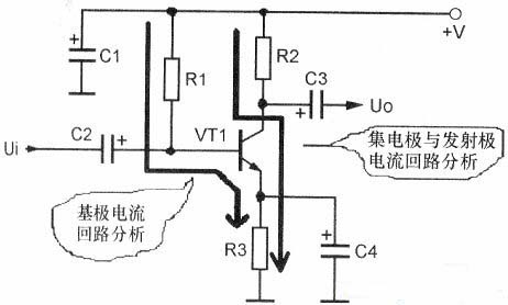 三極管直流電路，三極管交流電路